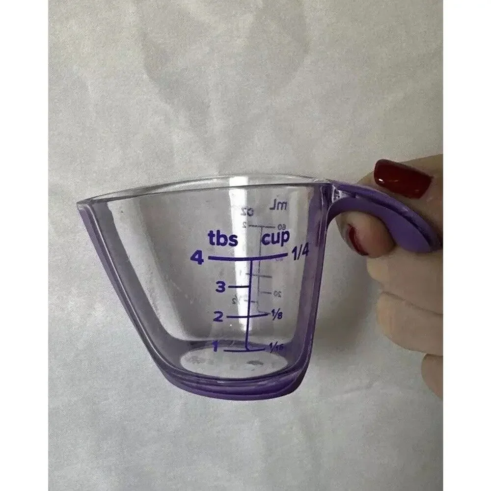 Mini Measuring Cup‎ Kids Kitchen Play Pretend Child Food Replacement Purple
